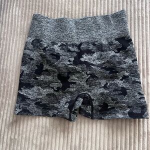 SHEIN Gray Camo Athletic Shorts